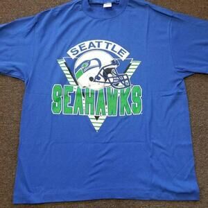80 Seattle Seahawks Shirt Royal Blue